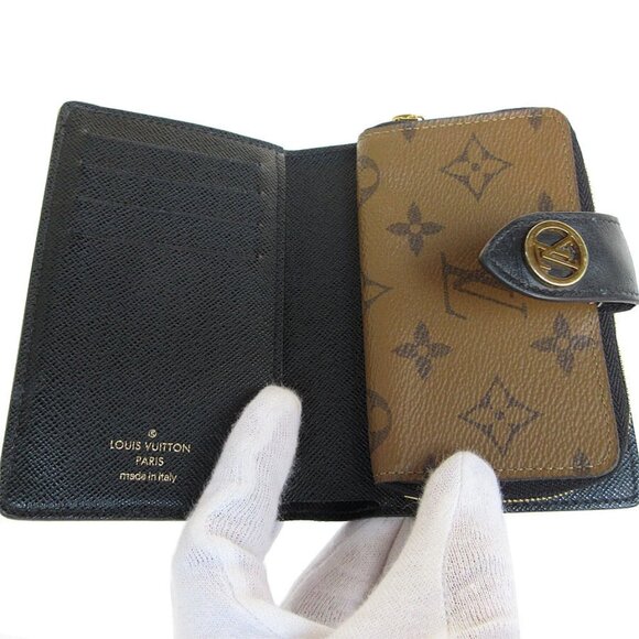 Auth LOUIS VUITTON PORTEFEUILLE JULIETTE Bifold Wallet Brown Monogram s0561a - Picture 7 of 10